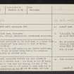Durisdeer, NS90SW 1, Ordnance Survey index card, page number 1, Recto