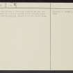 Fall Kneesend, NS91NE 10, Ordnance Survey index card, page number 2, Recto