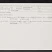 Beattock Summit, NS91NE 11, Ordnance Survey index card, Recto