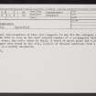 Wintercleuch, NS91SE 7, Ordnance Survey index card, Recto