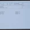 Roberton, NS92NE 14, Ordnance Survey index card, Recto