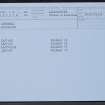 Longwell, NS92NE 16, Ordnance Survey index card, Recto