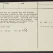 Roberton, NS92NW 2, Ordnance Survey index card, page number 3, Recto