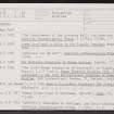 Crawford, NS92SE 2, Ordnance Survey index card, page number 1, Recto
