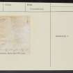 Berries Burn, NS92SE 6, Ordnance Survey index card, Recto