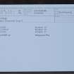 Crawford, NS92SE 17, Ordnance Survey index card, Recto