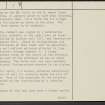 Black Hill, Crawfordjohn, NS92SW 1, Ordnance Survey index card, page number 2, Recto