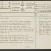 Arbory Hill, NS92SW 2, Ordnance Survey index card, page number 1, Recto