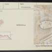 Castle Hill, Crawford, NS92SW 17, Ordnance Survey index card, Recto