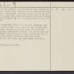 Easterton Burn, NS93SE 12, Ordnance Survey index card, page number 2, Recto