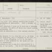 Eastshield, NS94NE 1, Ordnance Survey index card, page number 1, Recto