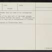 Eastshield, NS94NE 1, Ordnance Survey index card, page number 2, Recto