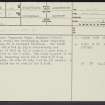 Bankhead, NS94SE 26, Ordnance Survey index card, page number 1, Recto