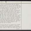 Cairngryffe Hill, NS94SW 11, Ordnance Survey index card, page number 2, Recto