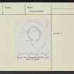 Cairngryffe Hill, NS94SW 11, Ordnance Survey index card, Recto