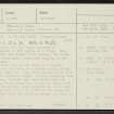 Gala Braes, NS96NE 2, Ordnance Survey index card, page number 1, Recto