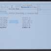 Antonine Wall: Inveravon, NS97NE 21, Ordnance Survey index card, Recto