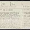 Mumrills, NS97NW 10, Ordnance Survey index card, page number 1, Recto