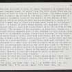 Mumrills, NS97NW 29, Ordnance Survey index card, Verso