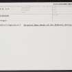 Laighlands, NS97SE 90, Ordnance Survey index card, Recto