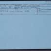 Bo'Ness, 48 Linlithgow Road, NS98SE 33, Ordnance Survey index card, Recto