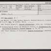 Nether Kinneil, NS98SE 72, Ordnance Survey index card, Recto