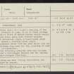 Orchardhead, NS98SW 2, Ordnance Survey index card, Recto