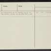 Grangemouth, Abbotsgrange, NS98SW 4, Ordnance Survey index card, page number 2, Verso