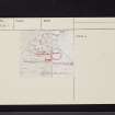 Beattock Hill, NT00SE 14, Ordnance Survey index card, Recto