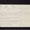 Hawkshaw, NT01NE 4, Ordnance Survey index card, page number 1, Recto