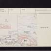 Ericstane, NT01SE 3, Ordnance Survey index card, Recto