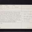 Hawkshaw, NT02SE 4, Ordnance Survey index card, Recto