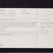 Tweedsmuir, NT02SE 10, Ordnance Survey index card, Recto