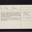 Hawkshaw, NT02SE 23, Ordnance Survey index card, Recto