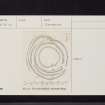 Mitchelhill Rings, NT03SE 14, Ordnance Survey index card, Recto