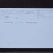 Nisbet, NT03SW 46, Ordnance Survey index card, Recto