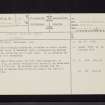 Easton-Medwyn Water, NT04NE 34, Ordnance Survey index card, page number 1, Recto