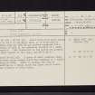 Horse Law, NT04NW 33, Ordnance Survey index card, page number 1, Recto