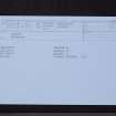 Howburn, NT04SE 27, Ordnance Survey index card, Recto