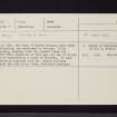 East Colzium, NT05NE 4, Ordnance Survey index card, Recto