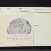 Wester Yardhouses, NT05SW 11, Ordnance Survey index card, Recto