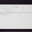 Nether Williamston, NT06NE 22, Ordnance Survey index card, Recto
