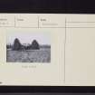 Kirkliston, Old Auldcathie Kirk, NT07NE 6, Ordnance Survey index card, Recto