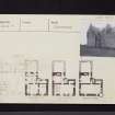 Ochiltree Castle And Boundary Wall, NT07SW 1, Ordnance Survey index card, Recto
