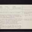 Bridgeness, NT08SW 5, Ordnance Survey index card, page number 1, Recto