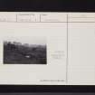 Killernie Castle, NT09SW 7, Ordnance Survey index card, Recto