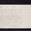 Lour, NT13NE 1, Ordnance Survey index card, page number 4, Verso