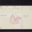 Lour, NT13NE 1, Ordnance Survey index card, Recto