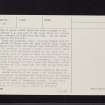 Lour, NT13NE 1, Ordnance Survey index card, page number 2, Verso