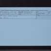 Dead Wife's Grave, NT13NE 29, Ordnance Survey index card, Recto